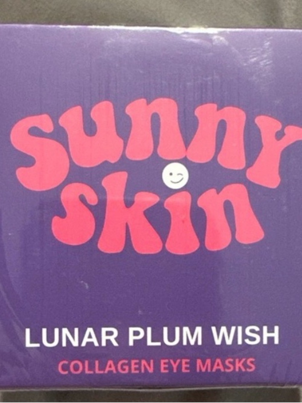 Sunny Skin Lunar Plum Wish Collagen Eye Masks - Plum Purple